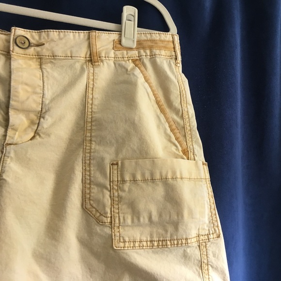 Anthropologie | Yellow Utility Shorts - Picture 5 of 6